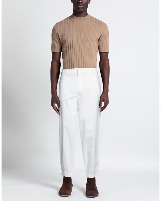 ARMANI EXCHANGE White Trouser for men