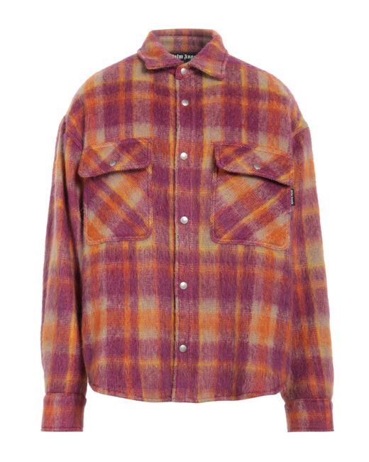 Palm Angels Red Shirt for men
