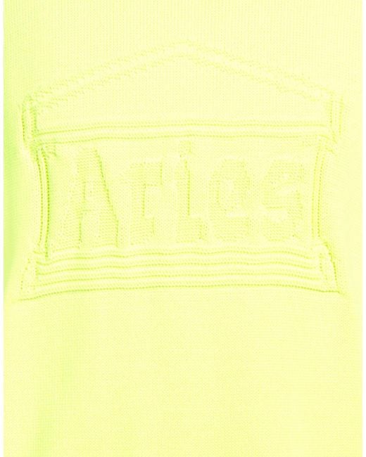 Aries Yellow Sweater Recycled Polyester for men