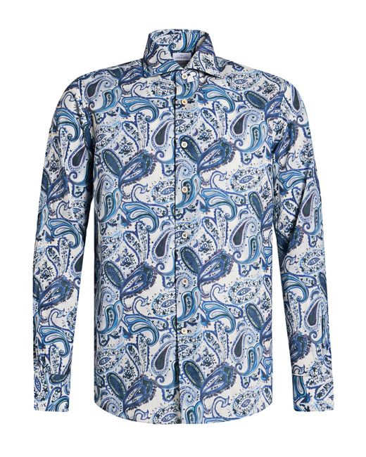 Alessandro Gherardi Blue Shirt Cotton for men