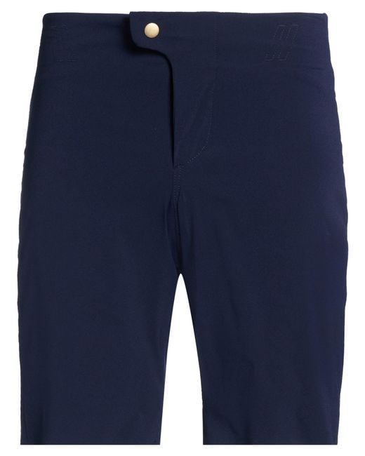 Cafe Du Cycliste Blue Shorts & Bermuda Shorts Polyamide, Elastane for men