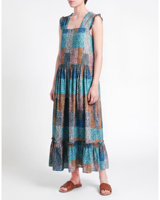 KENZO Blue Sky Maxi Dress Cotton