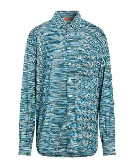 Missoni Blue Shirt for men