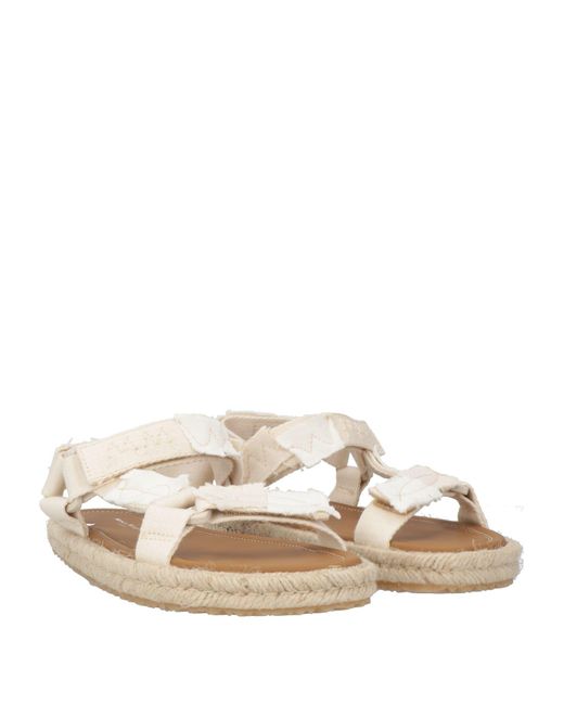 Maison Margiela White Espadrilles