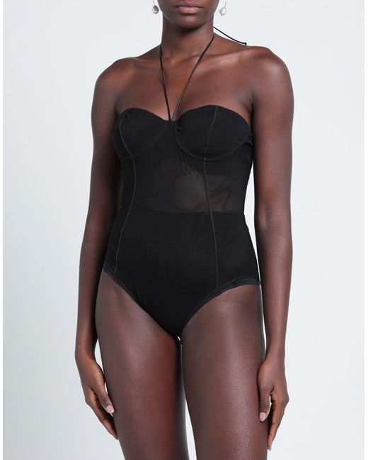 Oseree Black Lingerie Bodysuit