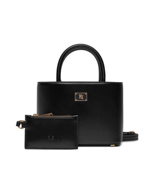 Borsa A Mano di Elisabetta Franchi in Black