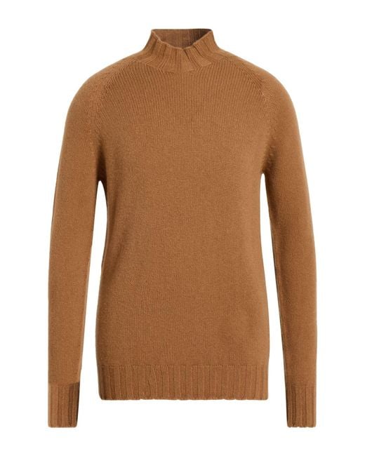 Tagliatore Brown Turtlenecks for men