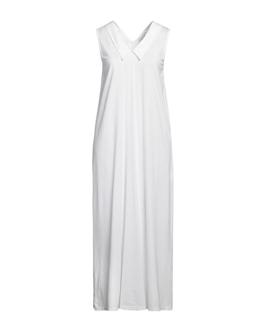 Scaglione White Maxi Dress