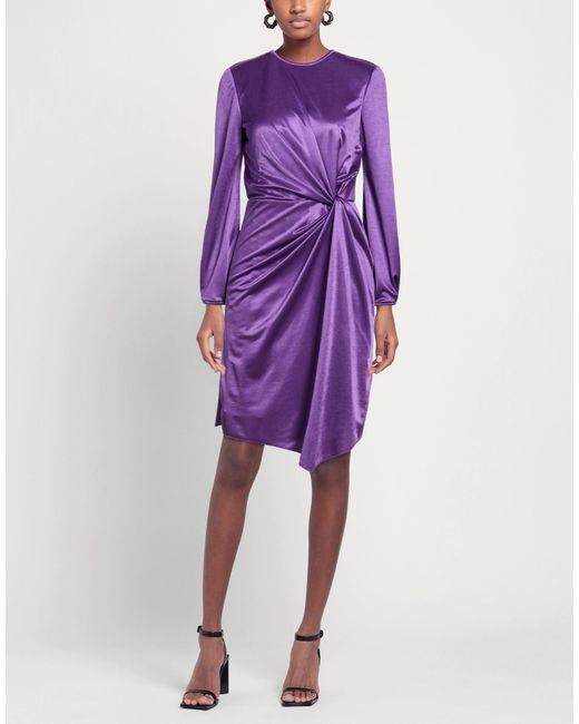 Nenette Purple Mini Dress