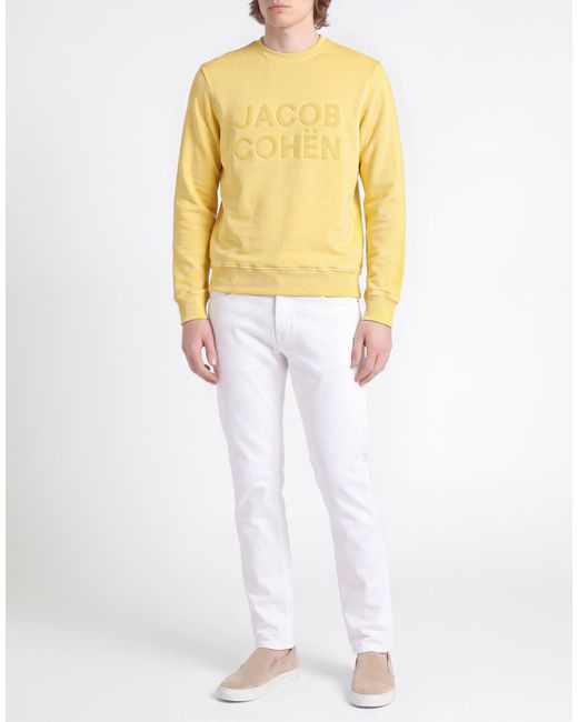 Jacob Cohen Yellow Sweatshirt for men