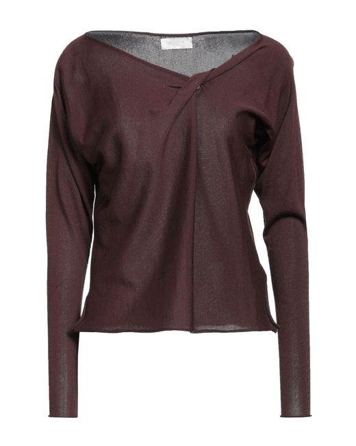 Zanone Brown Dark Sweater Viscose, Cotton