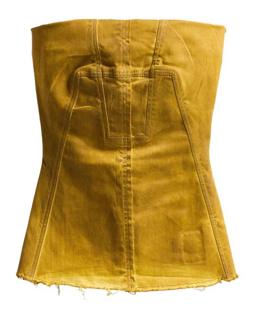 Top Rick Owens de color Metallic