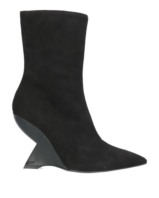 Semicouture Black Ankle Boots
