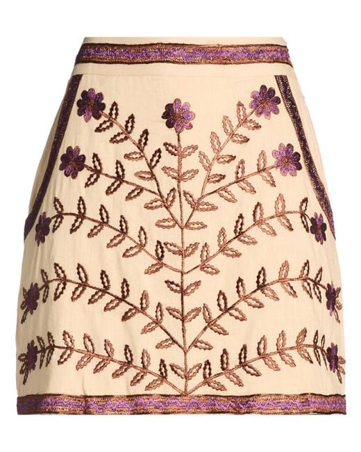 Antik Batik Natural Mini Skirt Cotton