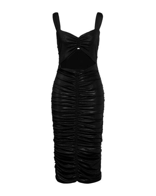 Gaelle Paris Black Midi Dress