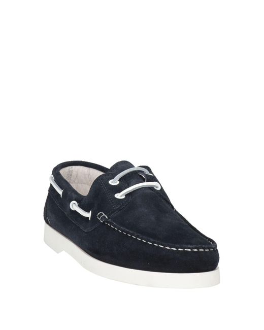 CafeNoir Blue Midnight Loafers Leather for men
