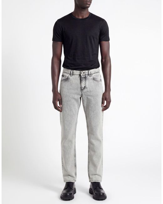 Dolce & Gabbana Gray Jeans Cotton for men