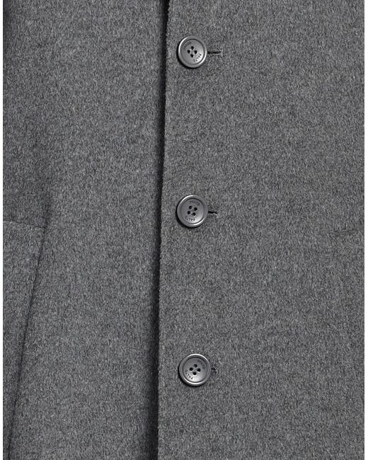 Manteau long Paltò pour homme en coloris Gray