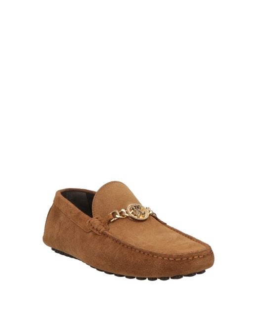 Roberto Cavalli Brown Loafers Leather for men