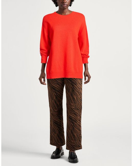 Maliparmi Red Sweater Merino Wool, Cashmere