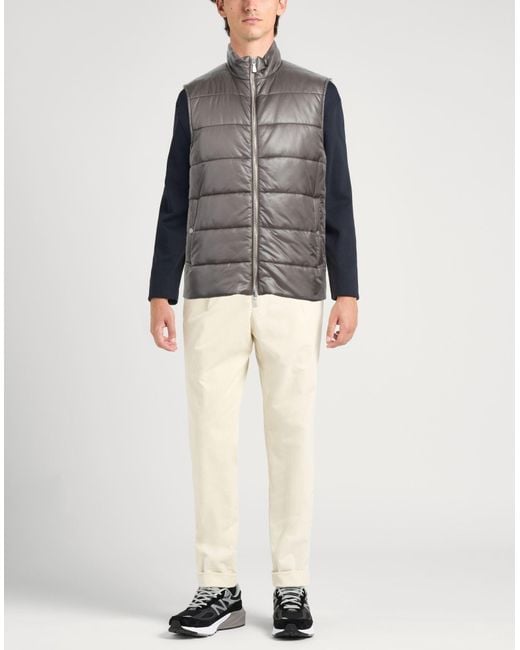 Chompa sin mangas Eleventy de hombre de color Gray