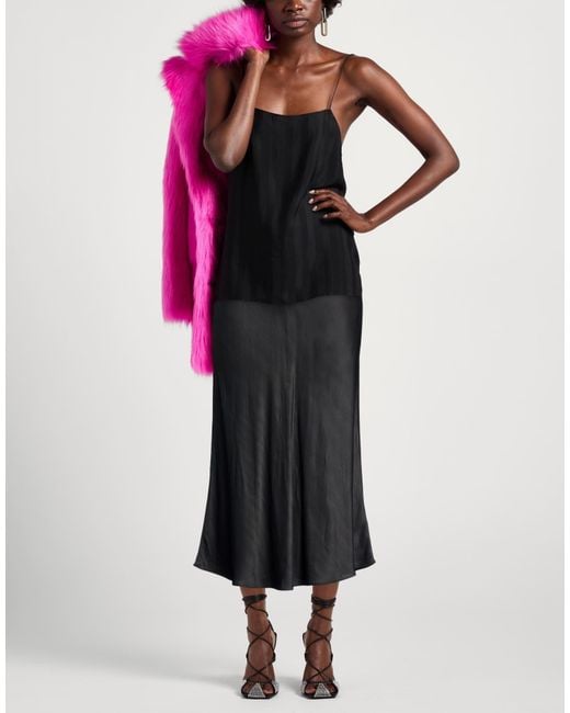 Kaos Black Midi Skirts