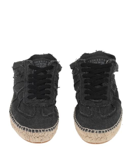 Maison Margiela Black Espadrilles