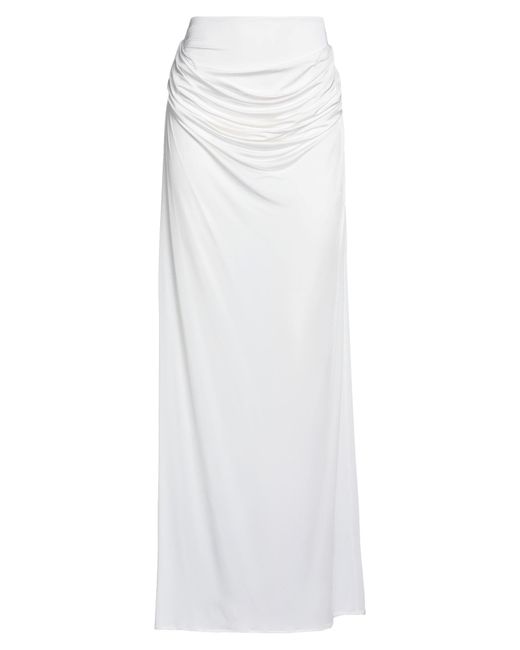 Magda Butrym White Maxi Skirt