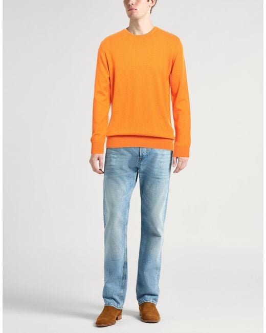 Moorer Pullover in Orange für Herren