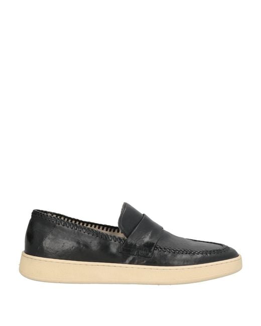 Corvari Black Loafers for men