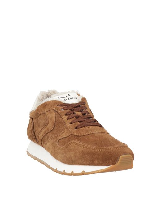 Voile Blanche Brown Sneakers Leather