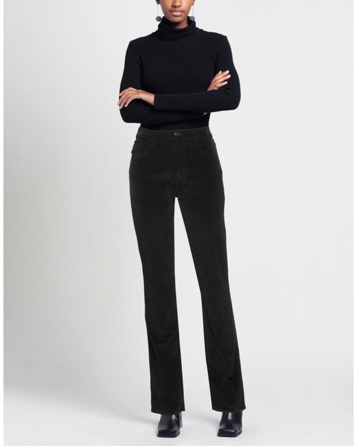 Jacob Cohen Black Pants Cotton, Elastane, Polyester