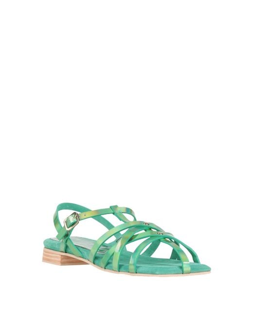 Ras Green Sandals