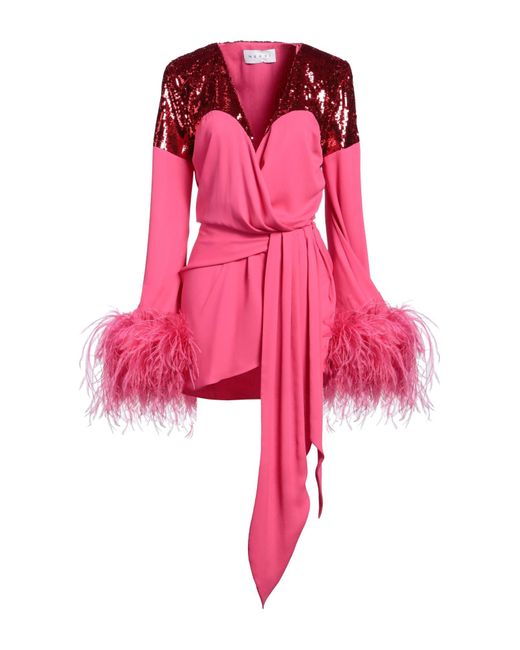 Robe courte Nervi en coloris Pink