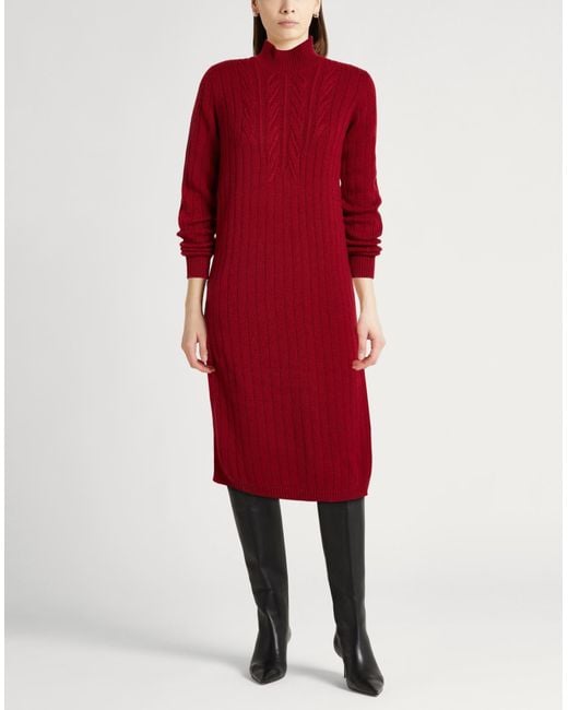 Robe Midi Agnona en coloris Red