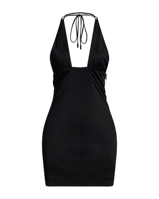DSquared² Black Mini Dress Viscose