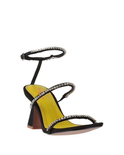 THE GOAL DIGGER Black Sandals