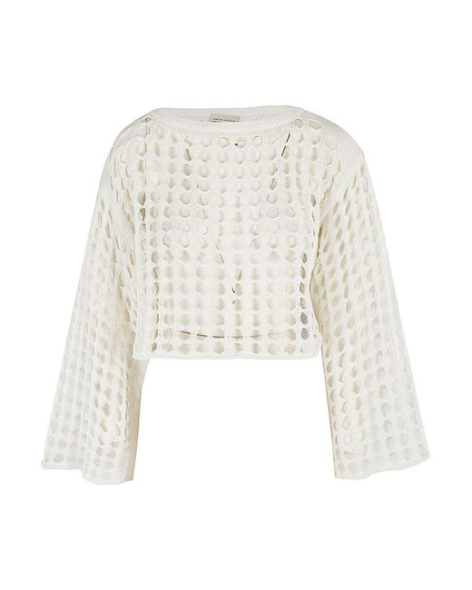 Semicouture White Pullover