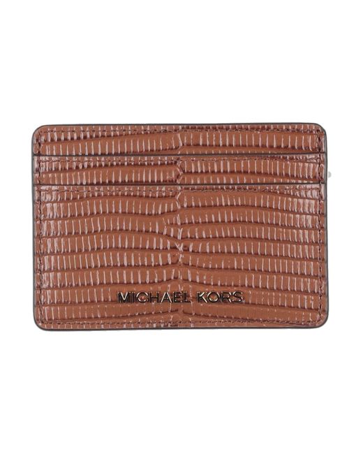MICHAEL Michael Kors Brown Cardholders