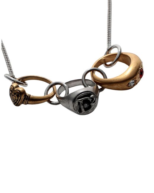 Collar DSquared² de hombre de color White