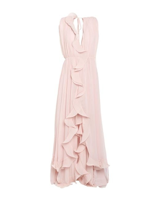 Babylon Pink Maxi Dress Polyester