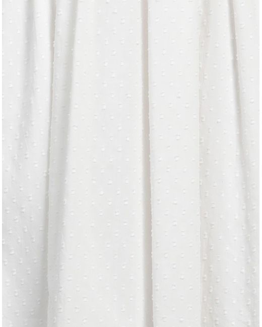 EMMA & GAIA White Midi-Kleid