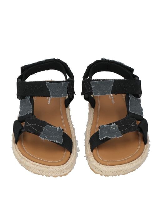 Maison Margiela Black Espadrilles