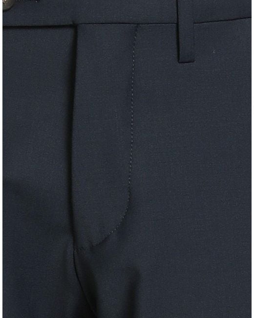 Michael Coal Blue Pants Wool, Polyester, Elastane for men