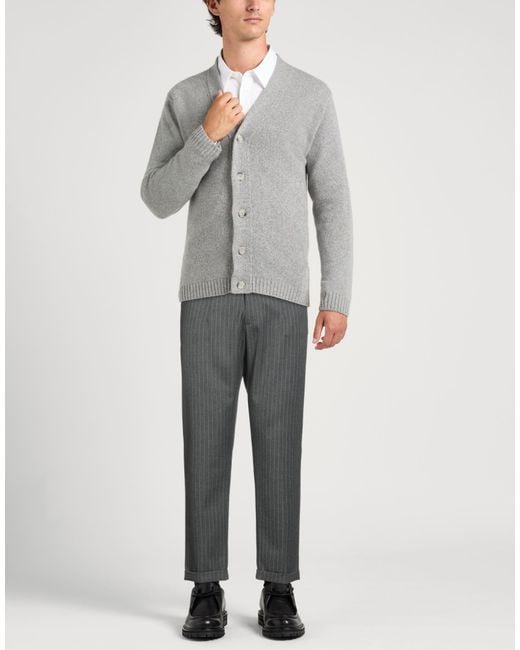 Imperial Gray Pants Polyester, Viscose, Elastane for men
