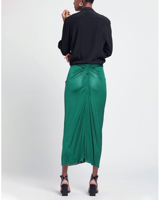 Dolce & Gabbana Green Midi Skirt