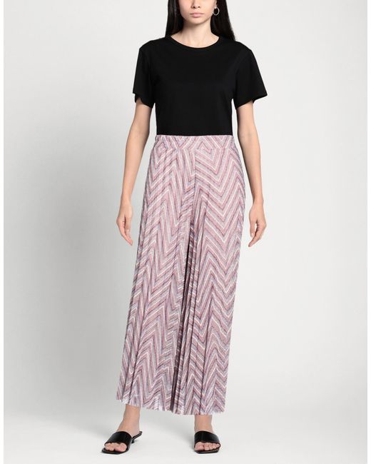 Kaos Purple Antique Rose Pants Polyamide, Polyester, Viscose
