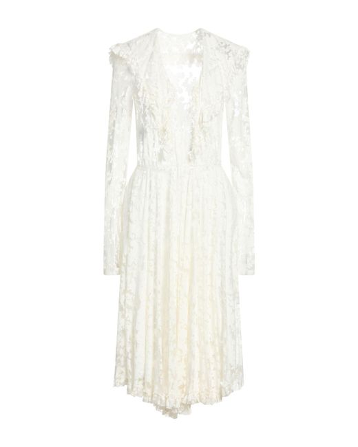 Philosophy Di Lorenzo Serafini White Midi Dress