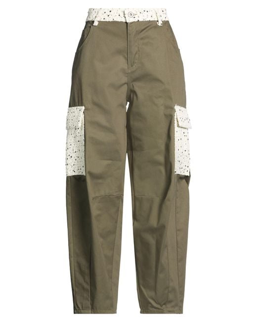 Please Green Pants Cotton