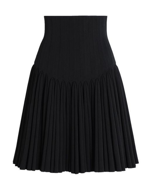 Alaïa Black Midi Skirt